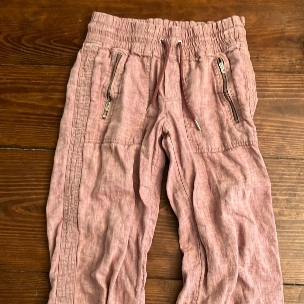 Athleta linen pants, size 0